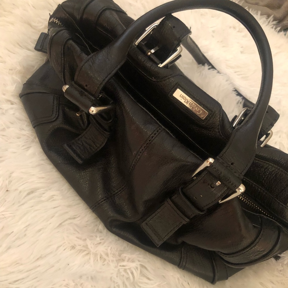 Vintage CK Black Leather Purse